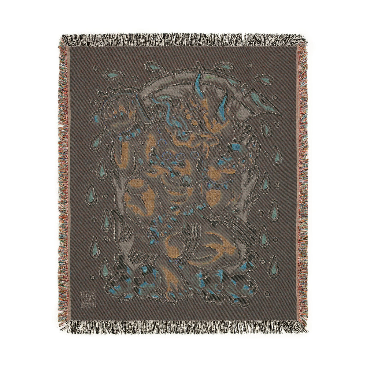 ONI TRADITIONAL TATTOO WOVEN BLANKET
